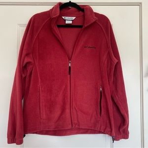 Columbia full zip fleece jacket